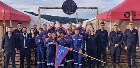 Jugendfeuerwehr Hilzingen beim Zeltlager