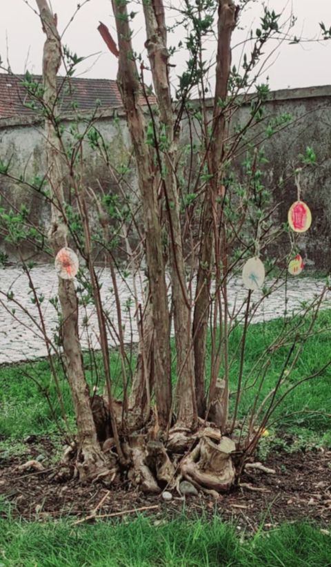 Osterbaum im Schlosspark