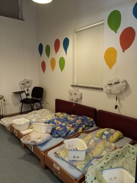 Schlafbereich Krippe Kindergarten Binningen